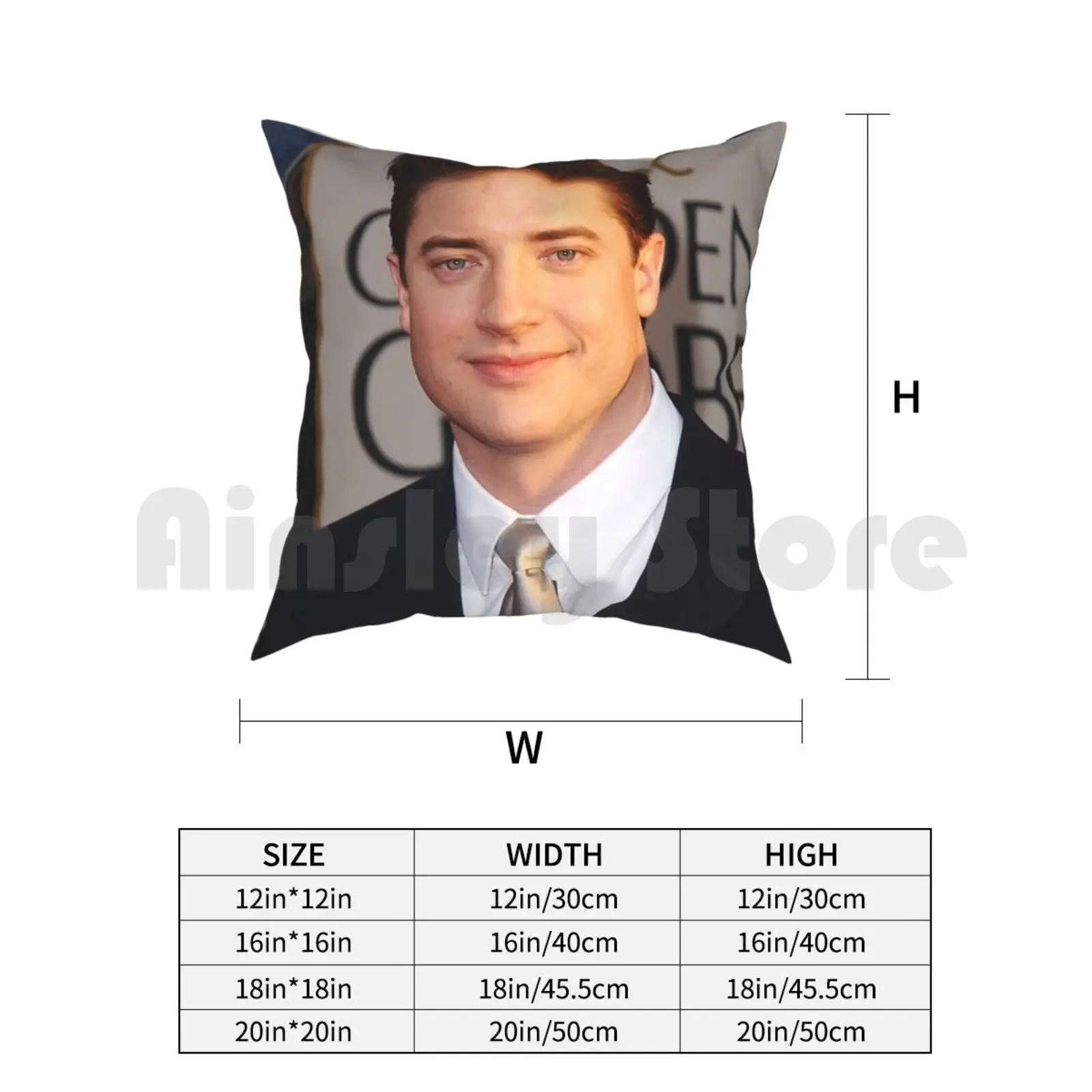 Brendan Фрейзер деловая Подушка телефон с рисунком домашняя мягкая искусственная