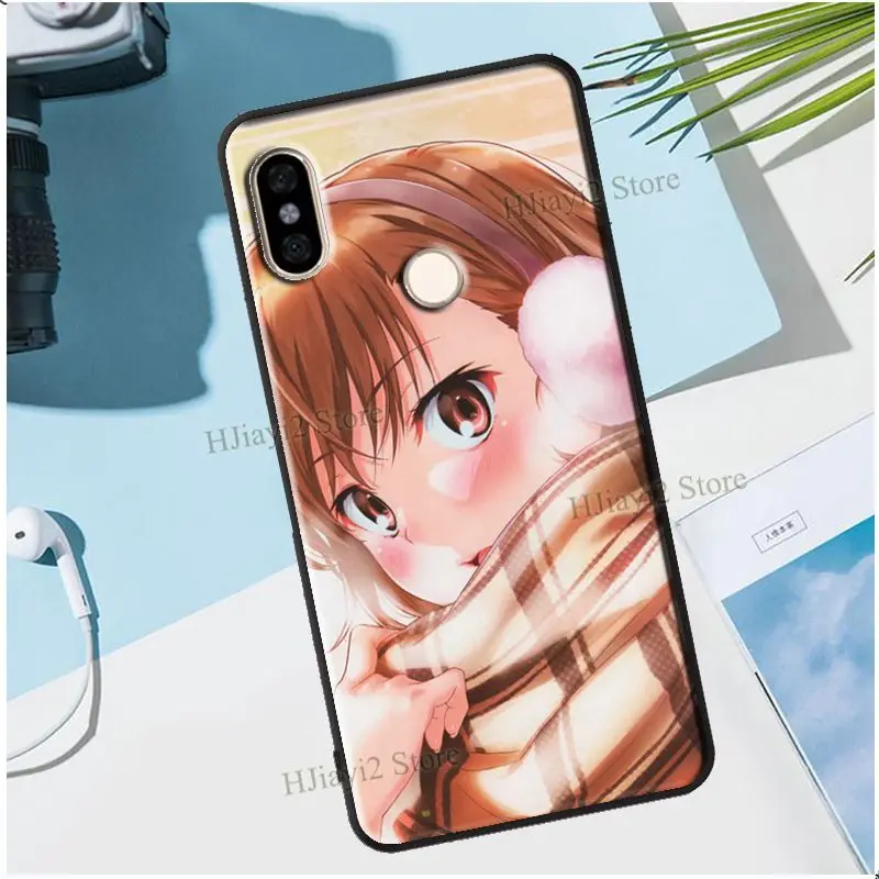 Чехол Misaka Mikoto для Xiaomi Redmi Note 11 8 9 10 Pro 10S 9A 9T Mi Lite 11T POCO X3 M3 M4 F3
