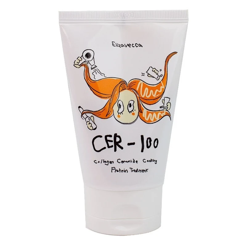 Elizavecca Восстанавливающая коллагеновая маска для волос Cer-100 Collagen Ceramide Coating Protein