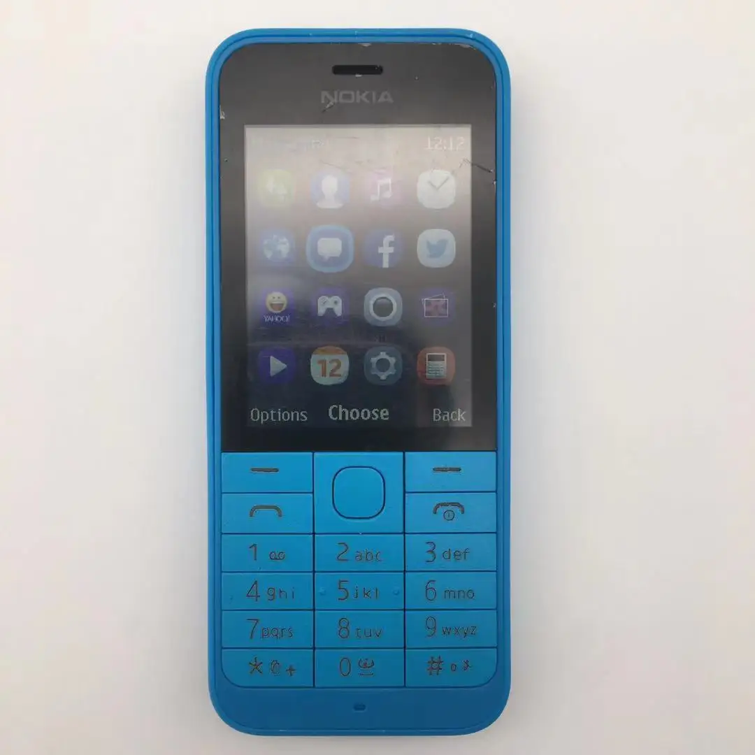 nokia 220 2014 refurbished original nokia 220 dual sim card 2g gsm 1100mah unlocked cheap celluar phone refurbished free global shipping