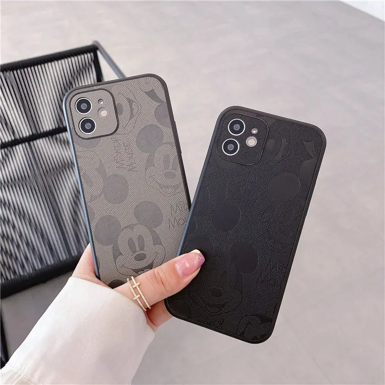 

2021 Disney Mickey Minnie Mobile phone case for iPhone 7/8 plus x/xs xr xsmax 11 pro max 12pro max 12mini phone cover