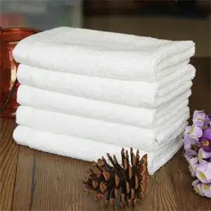 

1Pc Soft Bath Towel White Cotton 33*73CM Hotel Towel Washcloths Wedding Hand Towels