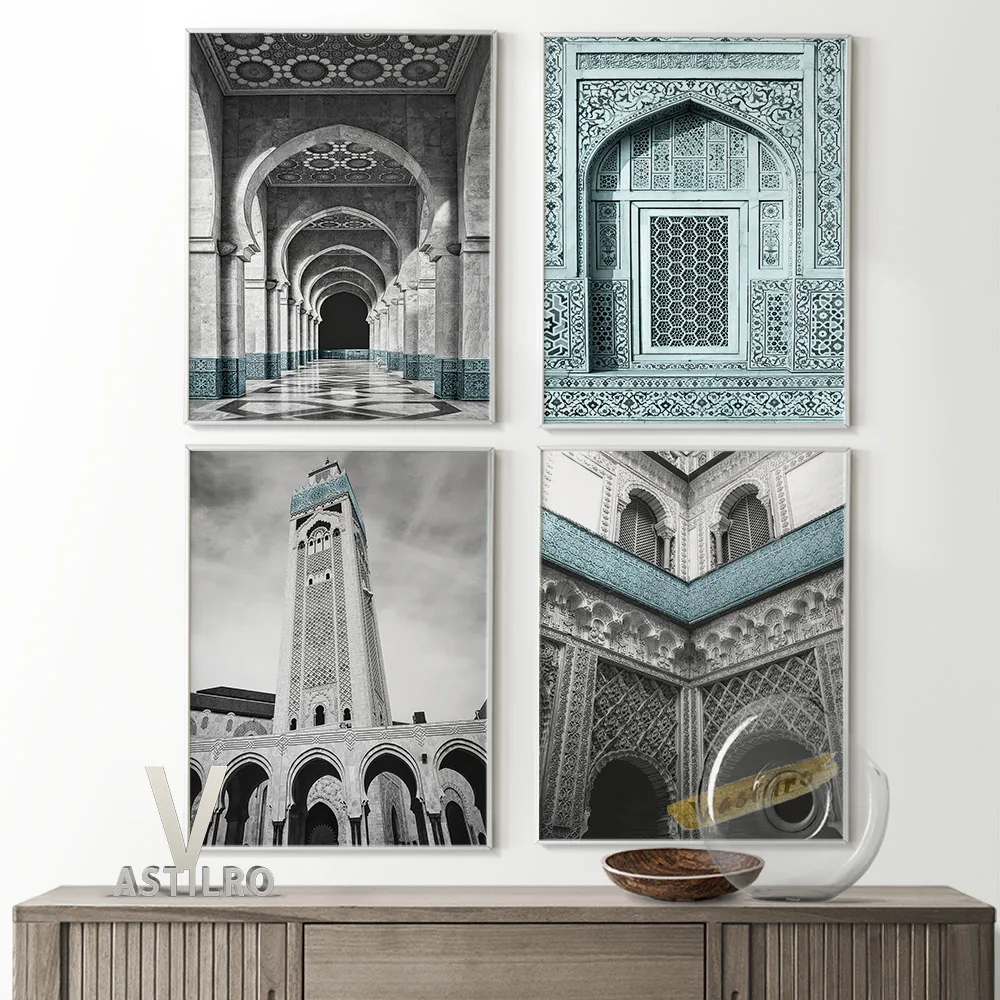 

Architecture Decoration Pattern Photography Exhibition Poster Itimad-Ud-Daulah Ornamentation Applique Canvas Painting Home Decor