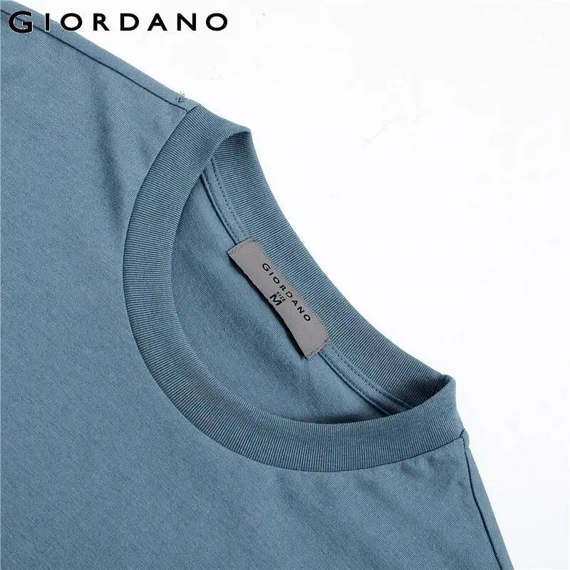 

Giordano Men Tshirts JAYOTO Series Cat Printed Ribbed Crewneck Tee Shirts Short Cotton Short Sleeves Poleras Hombre 91090261