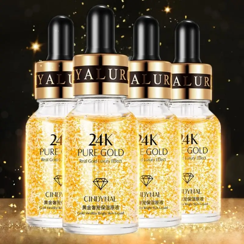 15ml 24K Golden Face Essence Oil Anti-wrinkle Moisturizing Serum Lightening Oil-control Skin Care TSLM1 |
