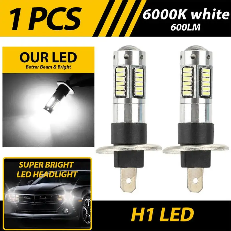 

CAR H1 LED projector Fog Light Bulbs Kit High Beam DRL Super Bright 6000K White