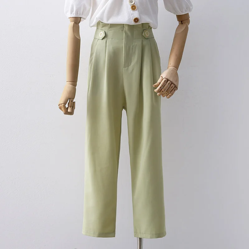 

fashion summer Office lady Loose Harem pants casual pants autumn trousers women Korean High waist straight pants women