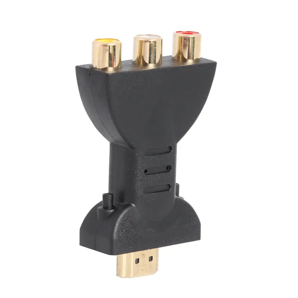 Цифровой AV-сигнал HDMI-совместимый с 3 RCA штекер-гнездо аудиоадаптер компонент