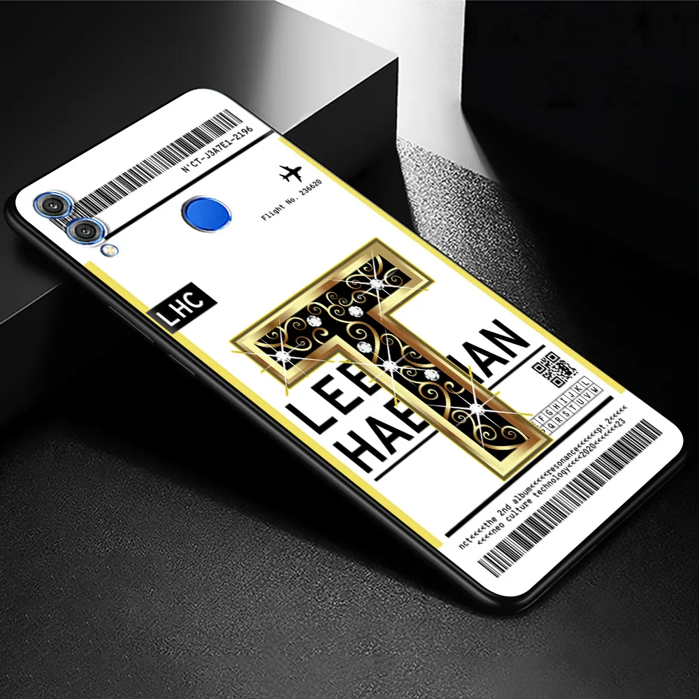 

World Country Letters Label Air Tickets Soft Case Cover For Honor 8X 9X 10 Lite 20 30 Pro 20e 20S(6.15) 30i Play 9A Luxury Shell