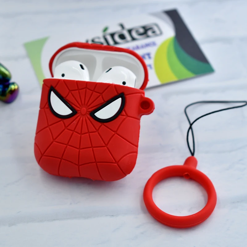 Для Airpods силиконовый защитный чехол TWS i11 i12 гамбургер попкорн Bluetooth наушники зарядное устройство коробка крышка Анти-потеря ремешок подарок