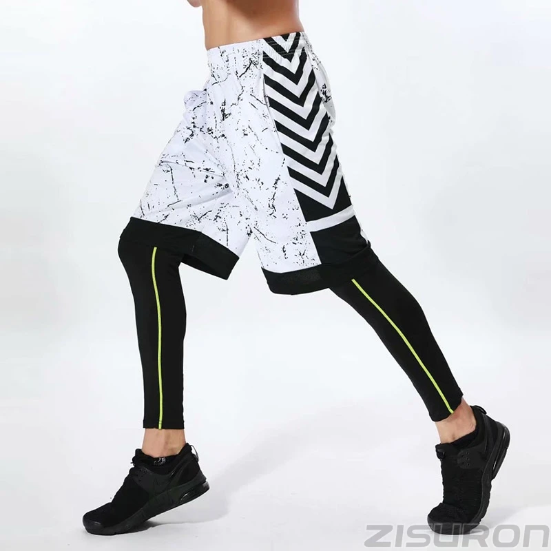 Новые мужские быстросохнущие шорты для бега и фитнеса | Мужская одежда