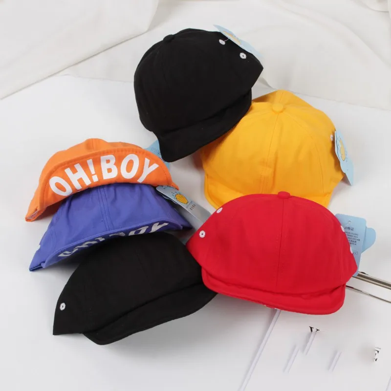 

Spring Autumn New Baby Letter Print cap boys girls Adjustable Baseball Cap Kids Hip-Hop Hats Sun Hat