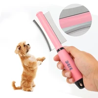 inbepet pet sided needles grooming brush comb trimming with double rowed dogs comb tool handle for removing loose hair supplies