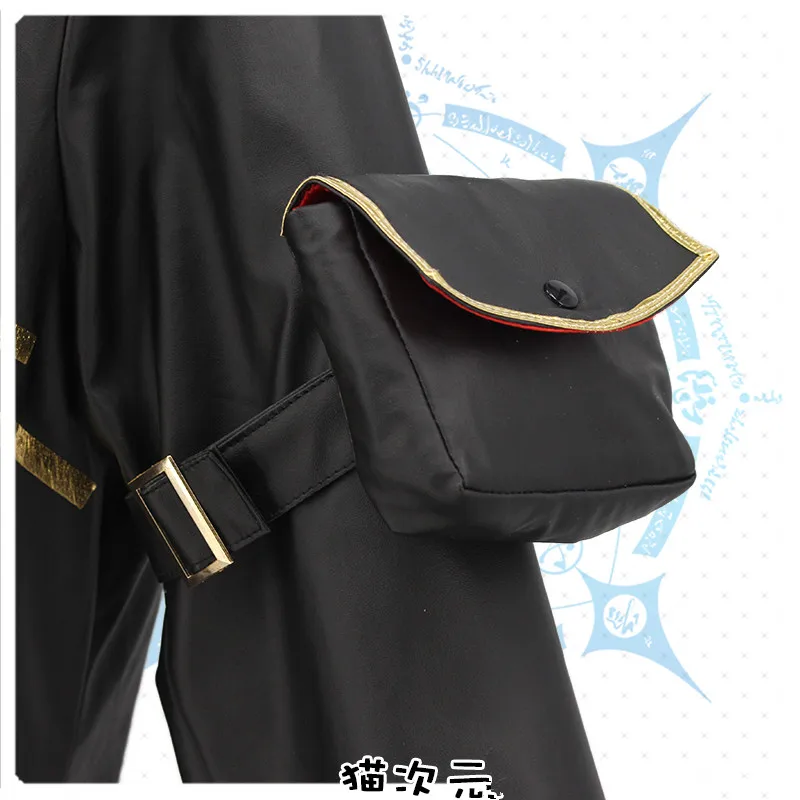 Хит продаж костюм для косплея FGO Gilgamesh модный черный костюм-Униформа ветровка