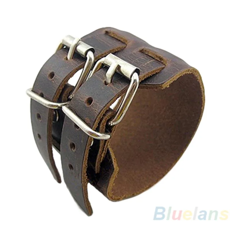 2020 винтажный панк ремень из натуральной коровьей искусственной кожи браслет