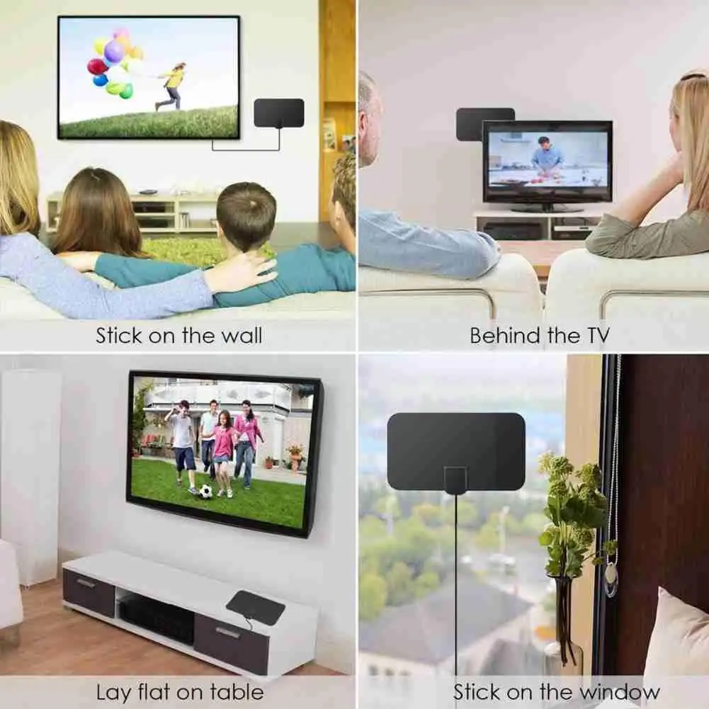 

Новинка 2021, цифровая Hdtv антенна для фототехники, наземная антенна, усилитель на 50 миль, активная Внутренняя антенна Y7m6