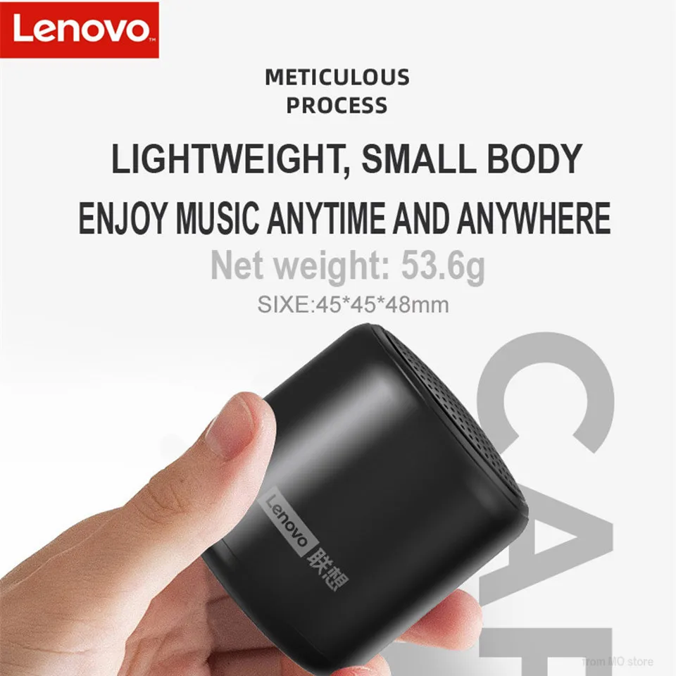 Портативная Bluetooth-Колонка Lenovo L01 беспроводной мини-динамик с объемным звуком и