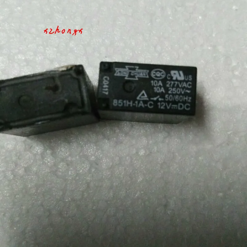 

Реле 851h-1a-c 12VDC 10a277vac, 4-контактная группа, обычное открытие