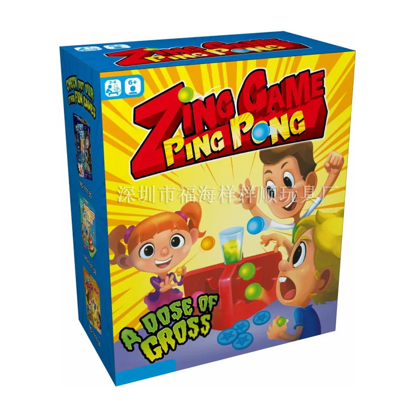 

Hot Desktop Parent-Child Interaction Throwing Table Tennis Game Toys Zing Pong Multi-Person Party Props
