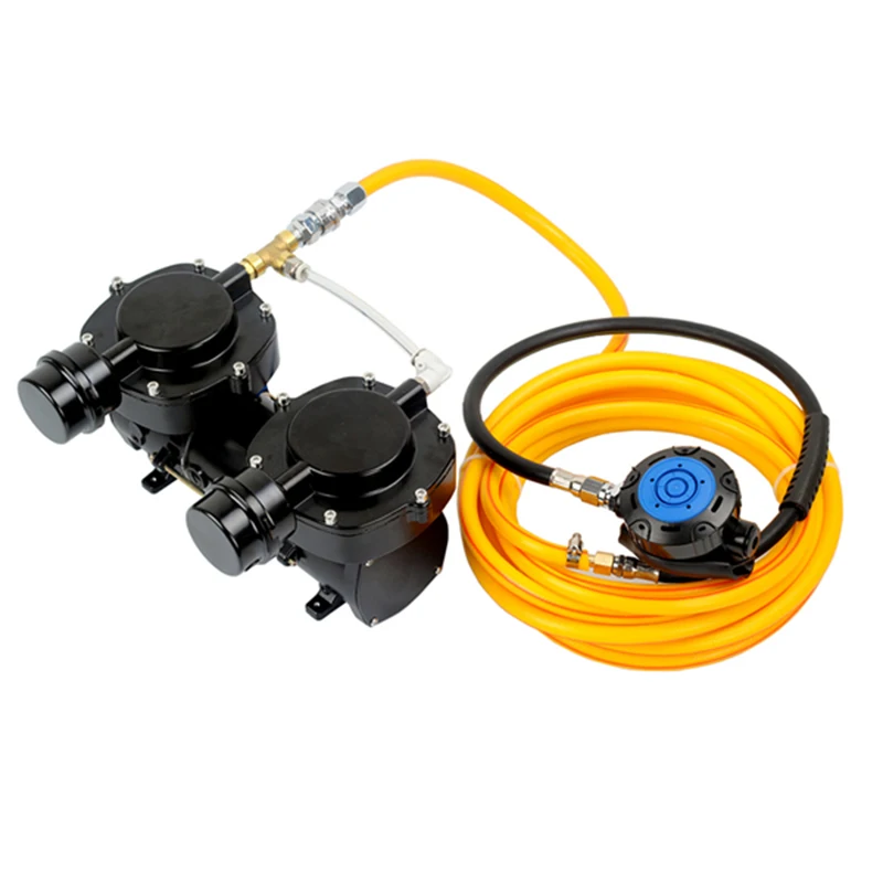 DP70B 12V 160w Дайвинг компрессор насос для третьей легких Serface кальян Дайвинг Системы со шлангом Регулятор фильтр