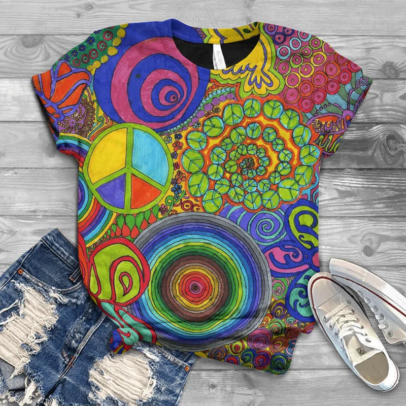 

New 2021 Fashion Street Harajuku Women's Summer Trend T-shirt Skull 3D Printing Short Sleeve Casual Top Crew Neck Tee