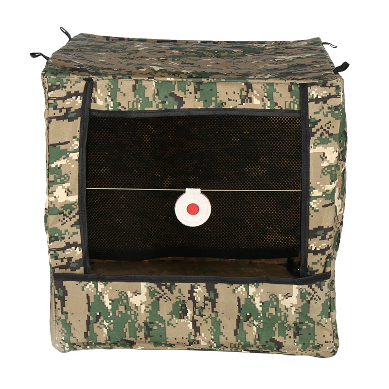 39x39cm Slingshot Target Box Stainless Steel Duble Muffler Cloth Practice Projectile Shooting Folding |
