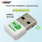 Мини USB WiFi адаптер Бесплатный драйвер беспроводной Wi-Fi приемник WiFi ключ 150 Мбитс сетевая карта Ethernet для ПК WiFi USB адаптер