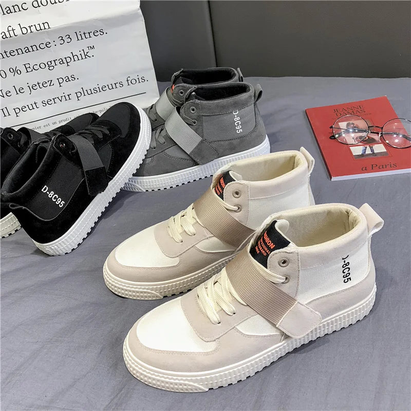 

Autumn wild high-top shoes men casual shoes