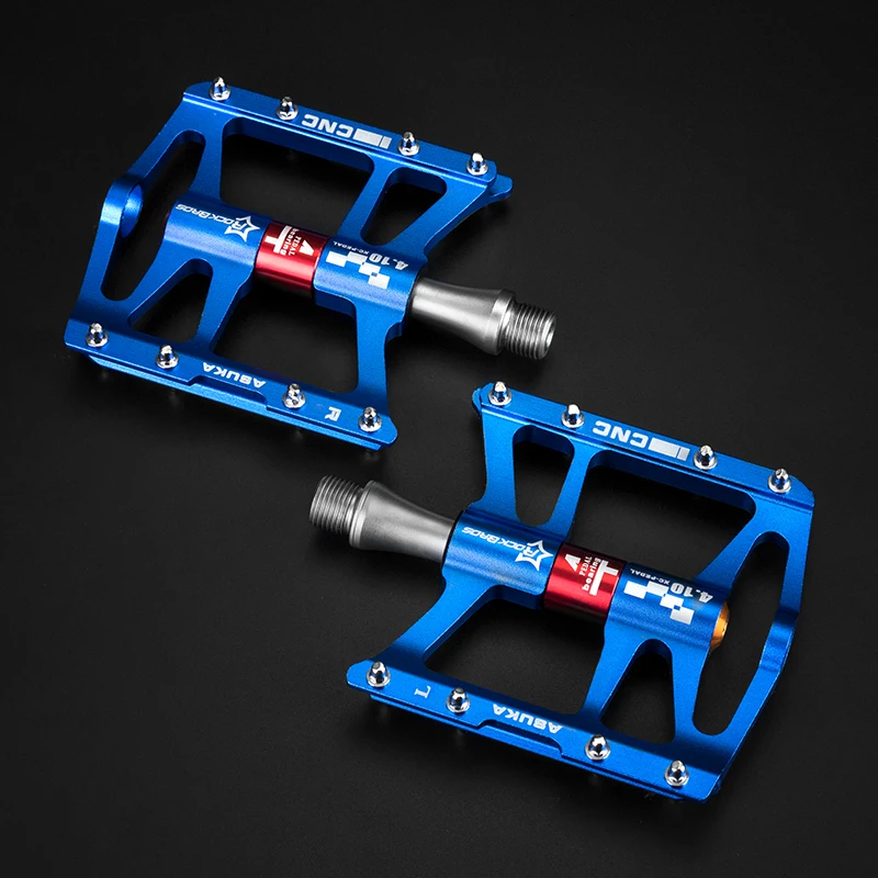 Mountain Bike Bicycle Pedals Cycling Ultralight Aluminium Alloy 4 Bearings MTB Pedals Bicicleta Bike Pedals Flat BMX Pedales Mtb