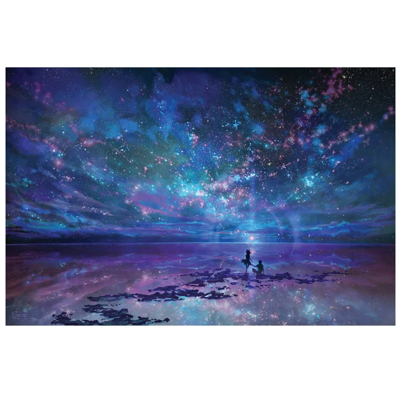 

Fantasy Starry Sky Jigsaw Puzzle 1000 Pieces Adult Decompression Puzzles 1000 Pieces Wooden High Definition Puzzle Toys