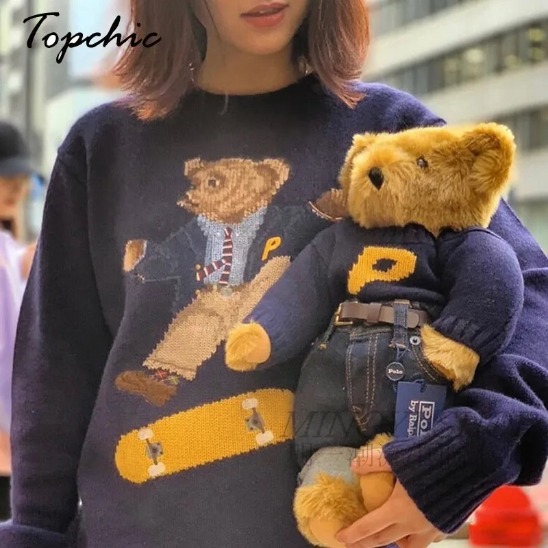 Женский жаккардовый пуловер с длинным рукавом и вышивкой|Женские толстовки