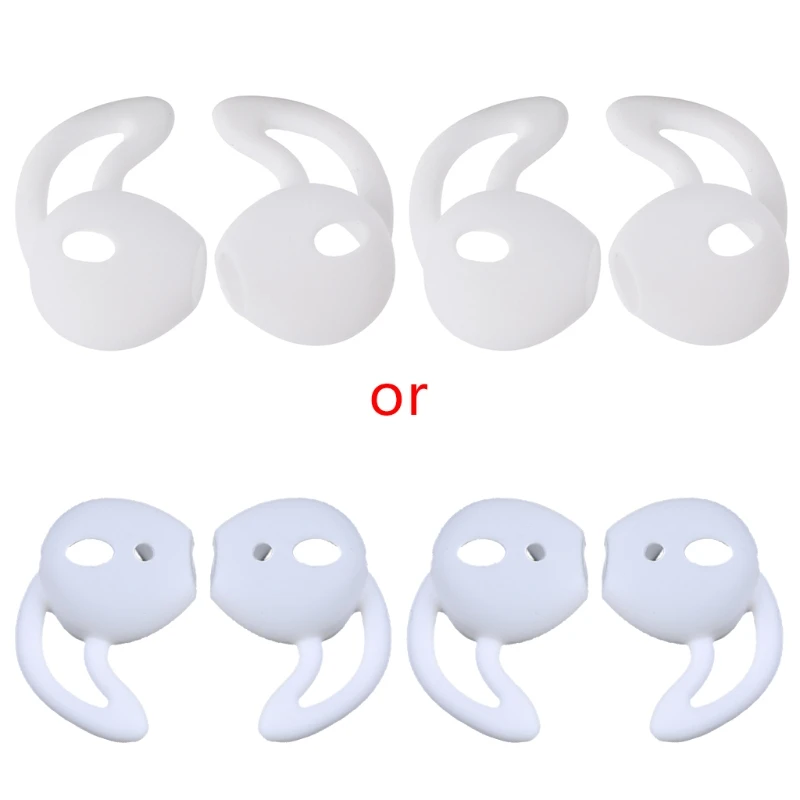 

2 пары силиконовая гарнитура чехол для наушников функция "антипотеря ушной крючок чехол для Apple Airpods