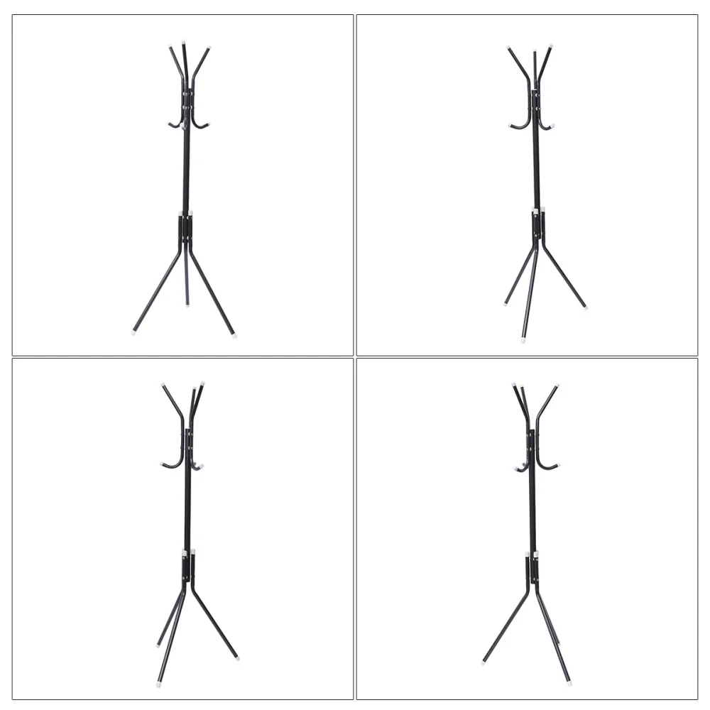 

Iron Coat Stand Tree Holder Hanger Tree Branch Hat Rack 12 Hooks Clothes Organizing Rack for Home Bedroom (White)