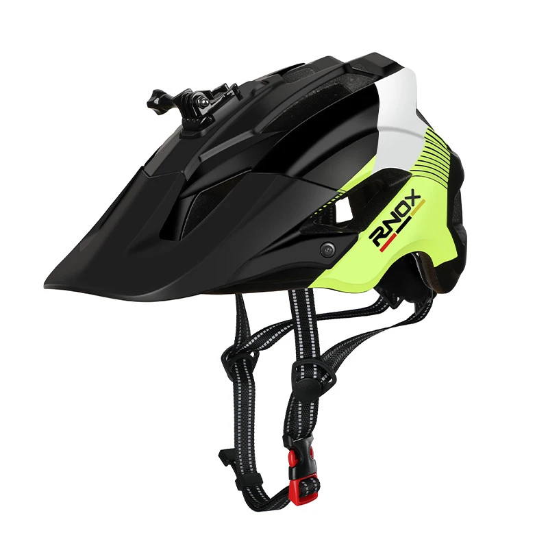 RNOX Men and women Riding helmet off-road Bike breathable camera Anti-collision cap Road bike mountain road | Спорт и развлечения