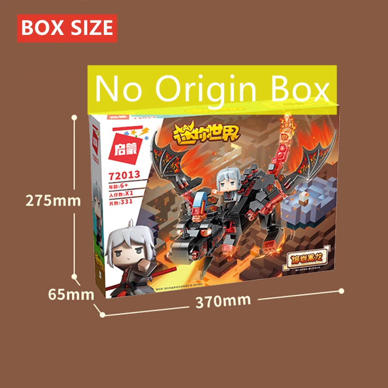 

331PCS My Worlded Dragon Knights Figures Building Blocks Kids Toys Bricks Gift For Boys