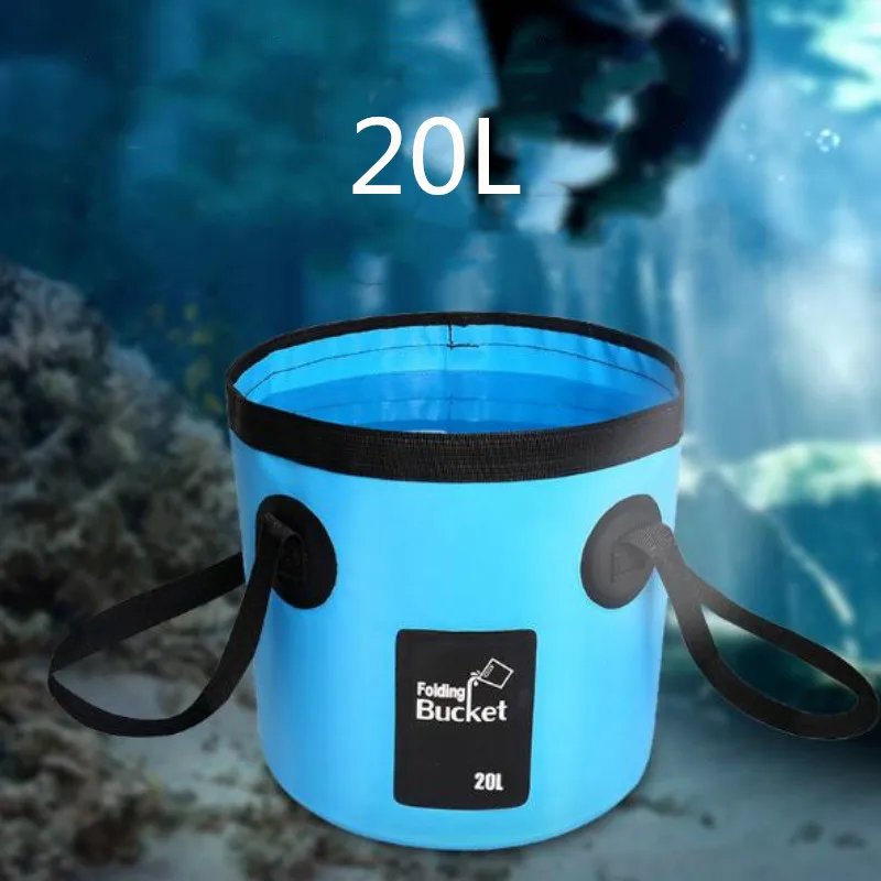 12л 20л водонепроницаемые сумки для воды складное ведро рыбалки портативное
