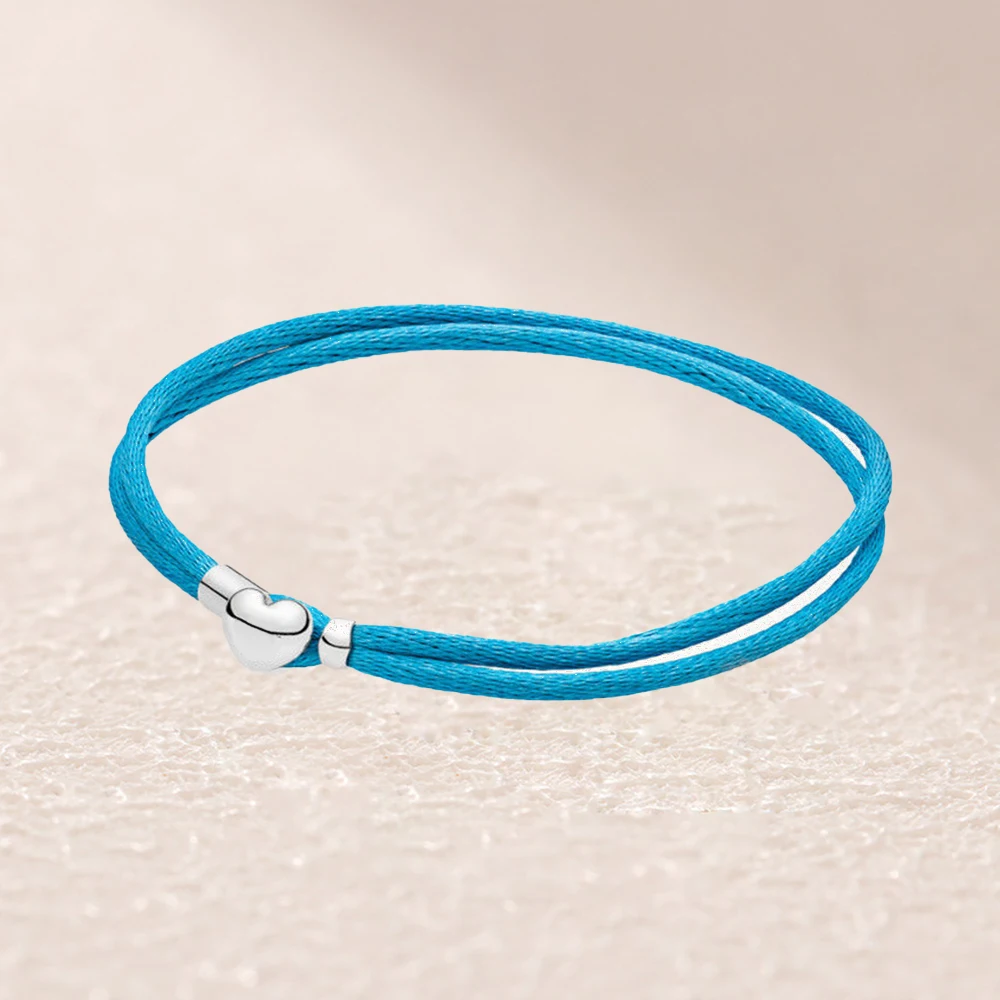 

Moments fabric armband, Turkoois #590749CTQ-S