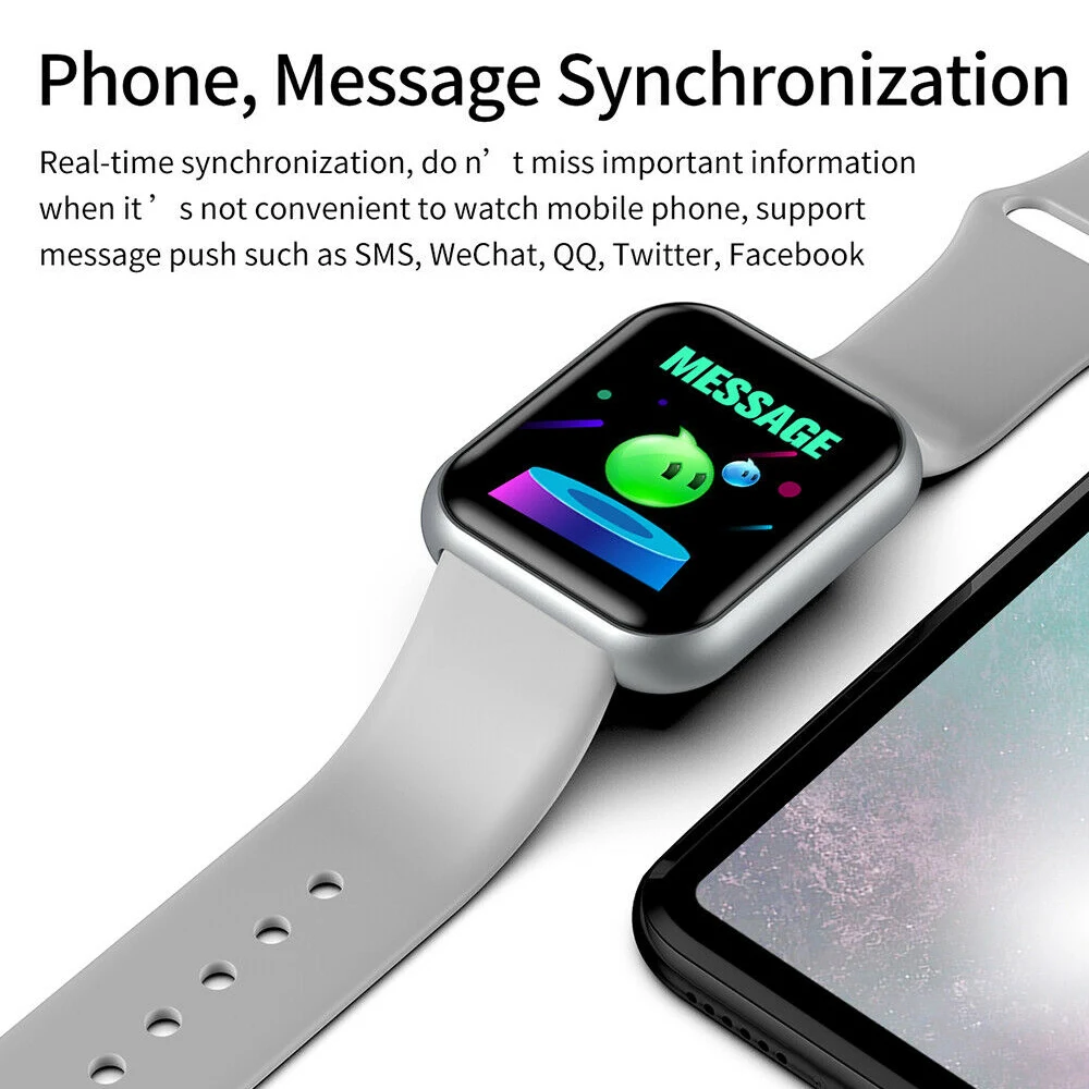 

Digital Watch Men Women Kids Smartwatch Blood Pressure Heart Rate Bluetooth Fitness Bracelet Sport Smart Watch For Android ios