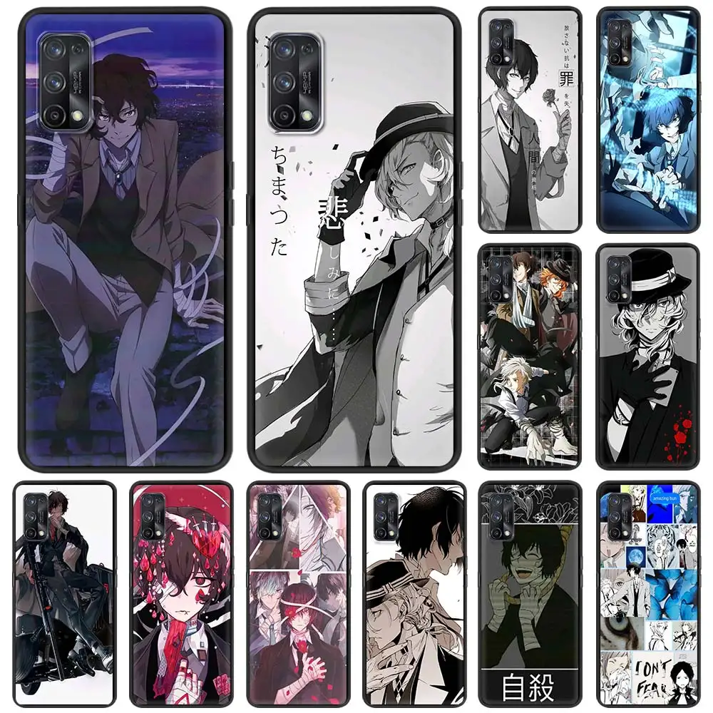 

Anime Bungou Stray Dogs Case For Realme C3 6 Pro 5 7 XT C11 C21 X50 C20 7i C15 V15 5G X7 Q2 Silicone Phone Cover TPU Funda Coque