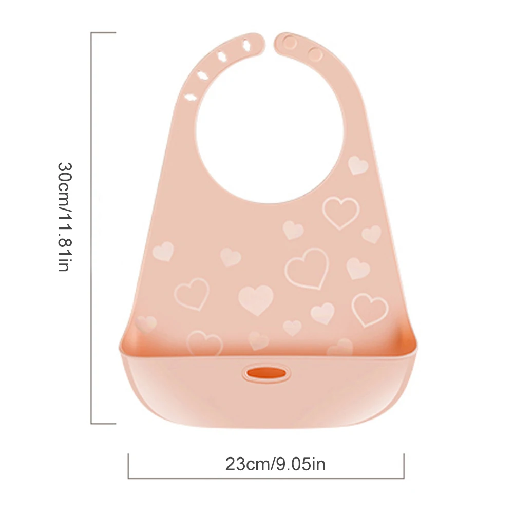 

Fashionable Silicon Baby Bib Waterproof Infant Bibs Newborn Feeding Cloth Toddle Boys Girls Adjustable Different Styles of Bibs