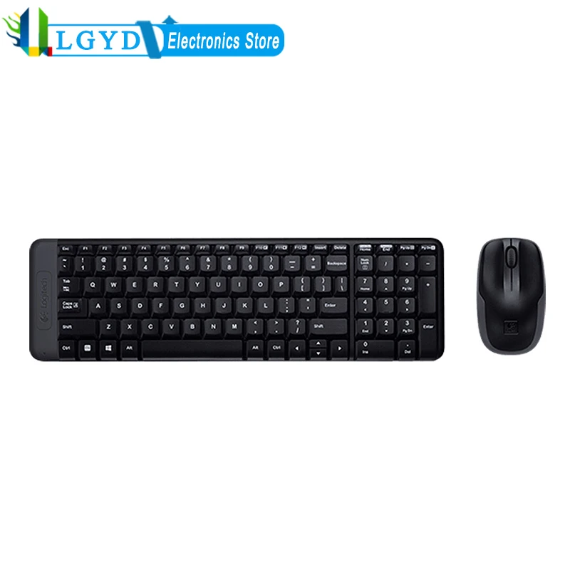 Комплект беспроводной клавиатуры и мыши Logitech MK220, беспроводная клавиатура и мышь с USB-приемником