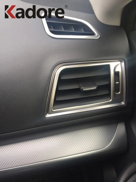 Матовая панель на вентиляционное отверстие для Subaru Outback 2015 2016 2017 ABS декоративные