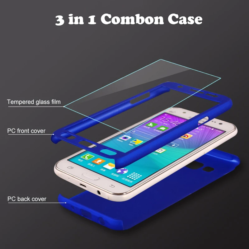 Противоударный защитный чехол на 360 градусов для телефона Samsung galaxy A6 Plus J4 J6 2018 J2 J5