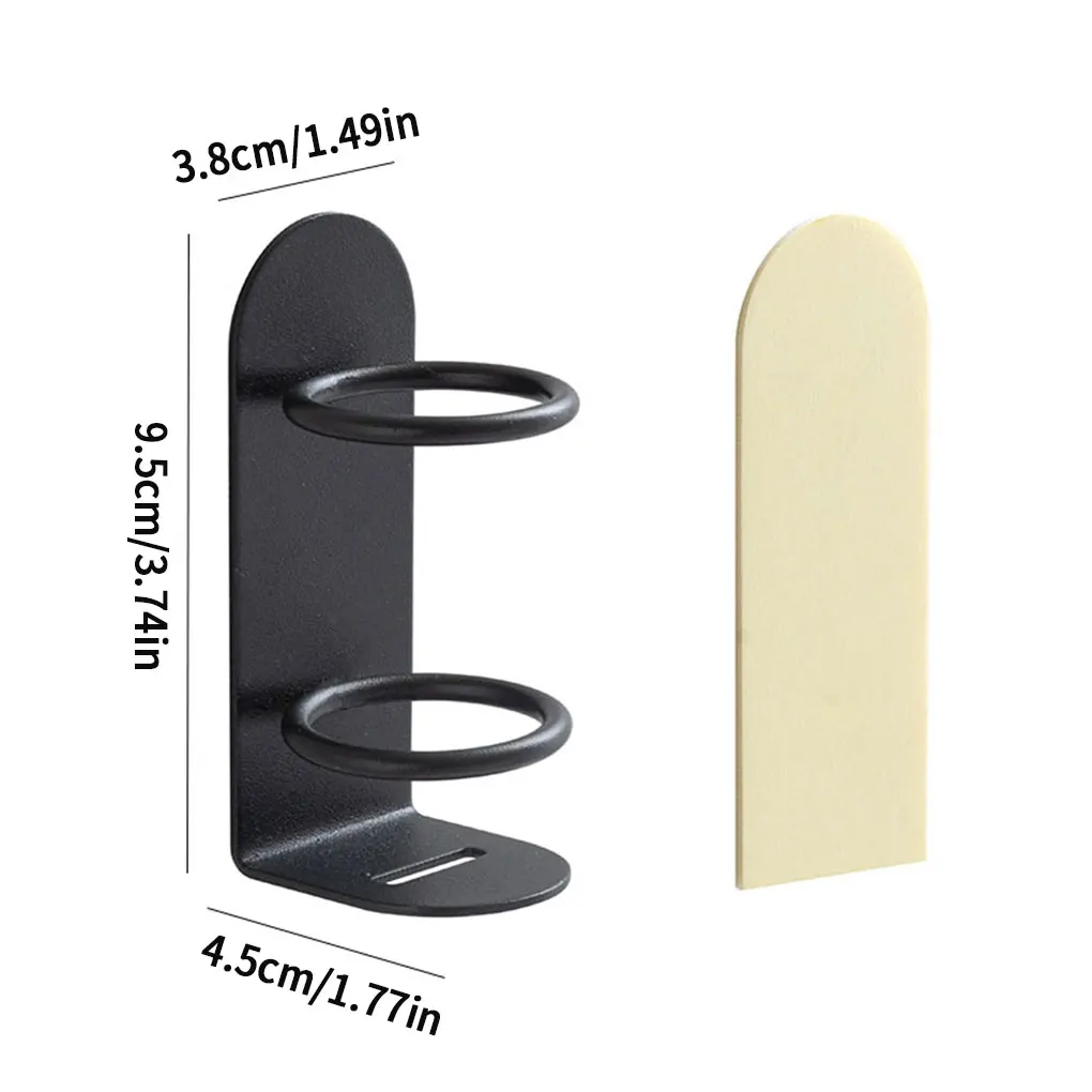 

Toothbrush Holder Wall Mounted Electric Toothbrush Stand Rack Metal Drain Bathroom Shelf Organizer