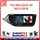 Автомагнитола на Android 10,0 для Kia CEED Ceed 2 JD 2012-2018, мультимедийный видеоплеер с GPS-навигацией, 2 din, Авторадио, DVD, головное устройство