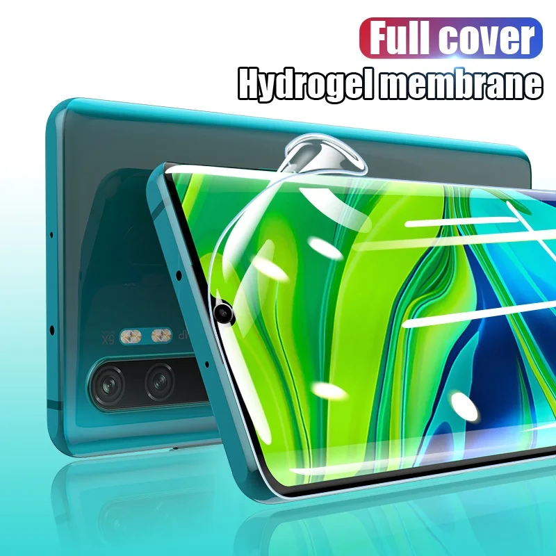 Гидрогелевая пленка для Redmi 9C 9A 9 8A 7A Note 8T 7 9S Pro защитная экрана полное покрытие не