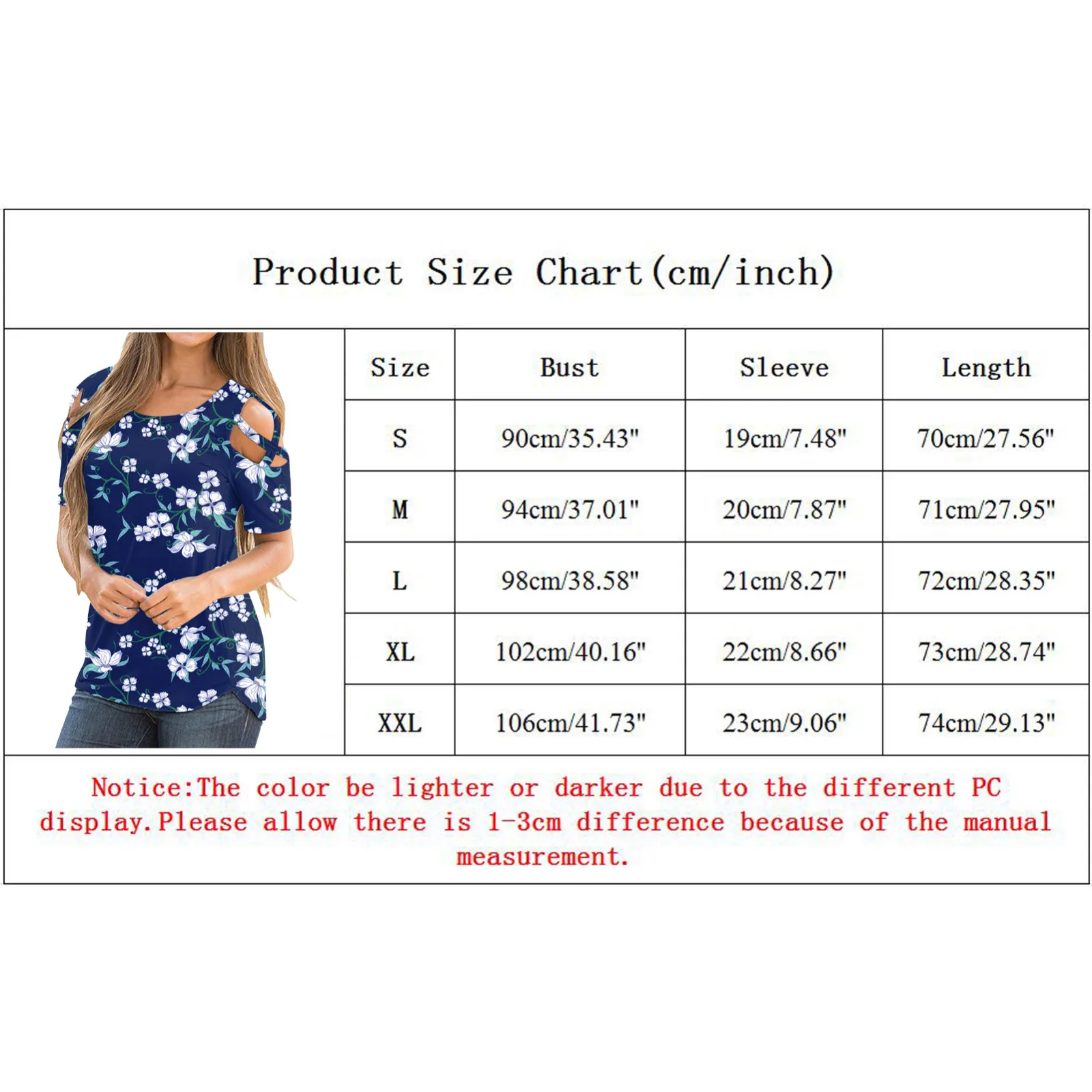 

40# Cross Cold Shoulder Womens Tops And Blouses Floral Print Short Sleeve Blouse Tops O Neck Pullover Blouseplus Size Roupas