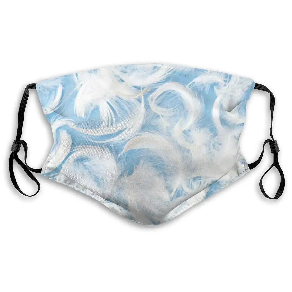 

LAURA FERGUSON Half Face Mask with Filter Unisex Tactical Winter Face Cover for Skiing Feather (16)