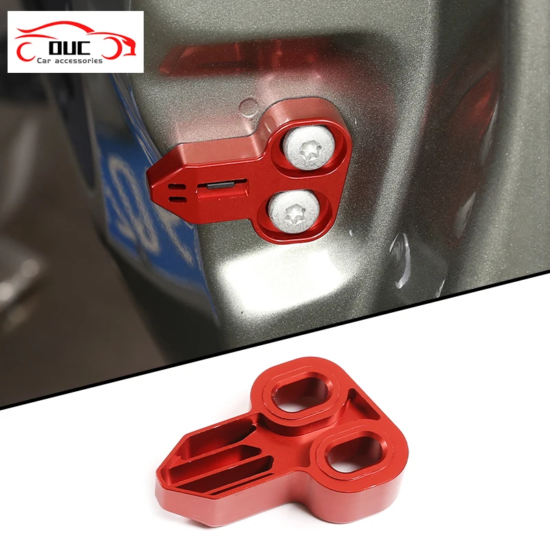 

Aluminum Alloy Car Tail Door Tailgate Lock Buckles Decoration Protection Parts For Land Rover Defender 90 110 2020 2021 2022