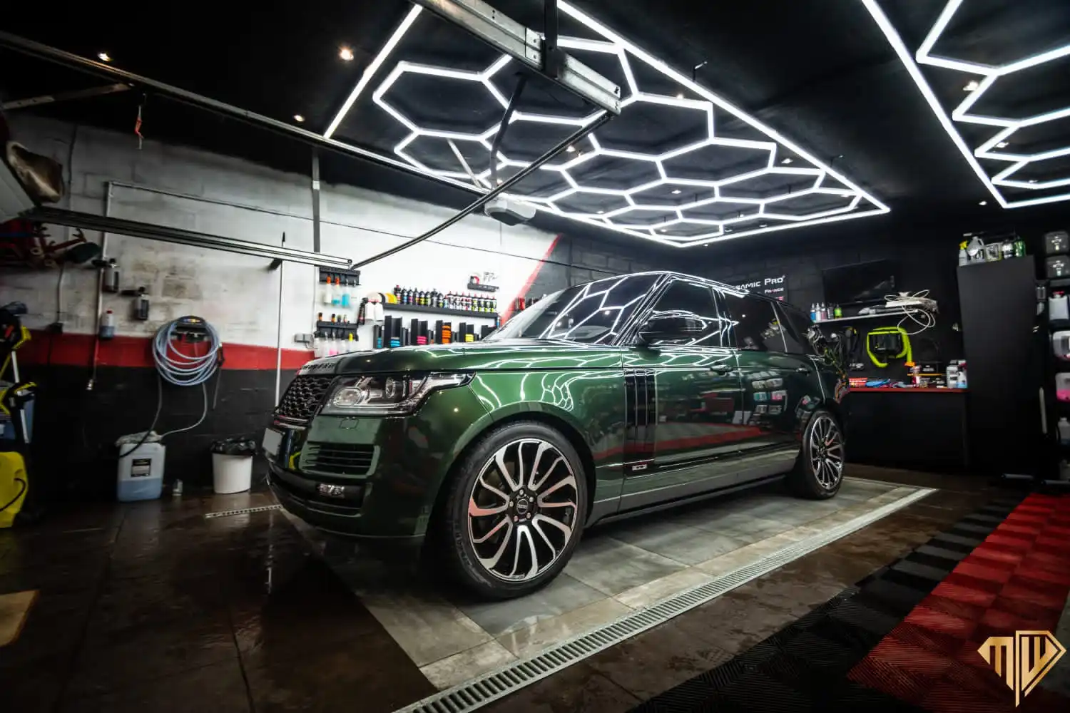 Индивидуальный дизайн Авто Детализация DC24V/AC100-240V светодиодный шестиугольный